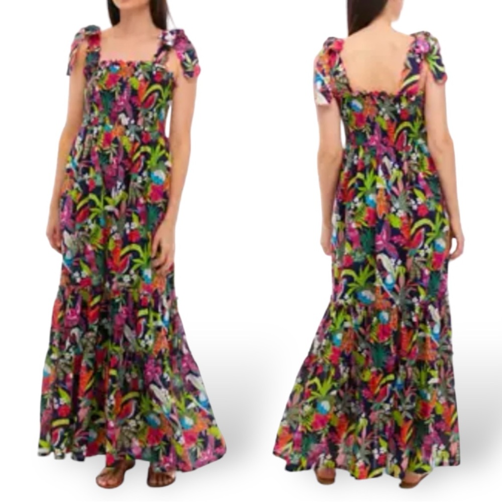 Crown & Ivy Multicolor Floral Maxi Dress